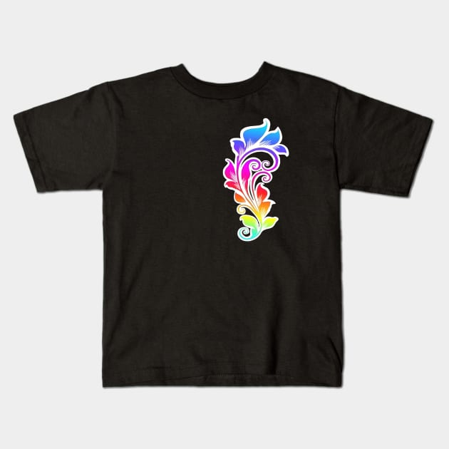 Rainbow Life Kids T-Shirt by DNASCC